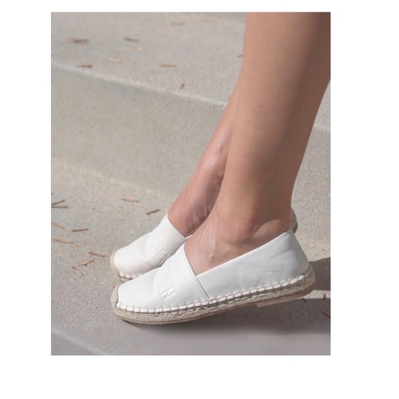 New! Rare STEVE MADDEN “Waken” Leather Espadrille Flats in Blush - Picture 4 of 11